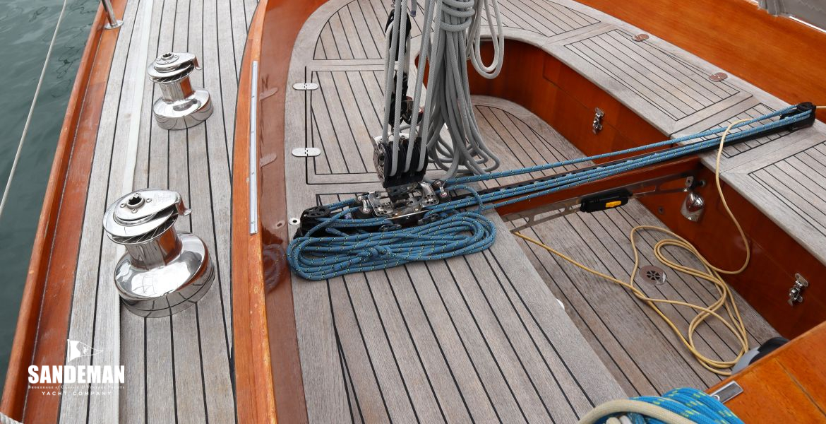 Cockpit view aft