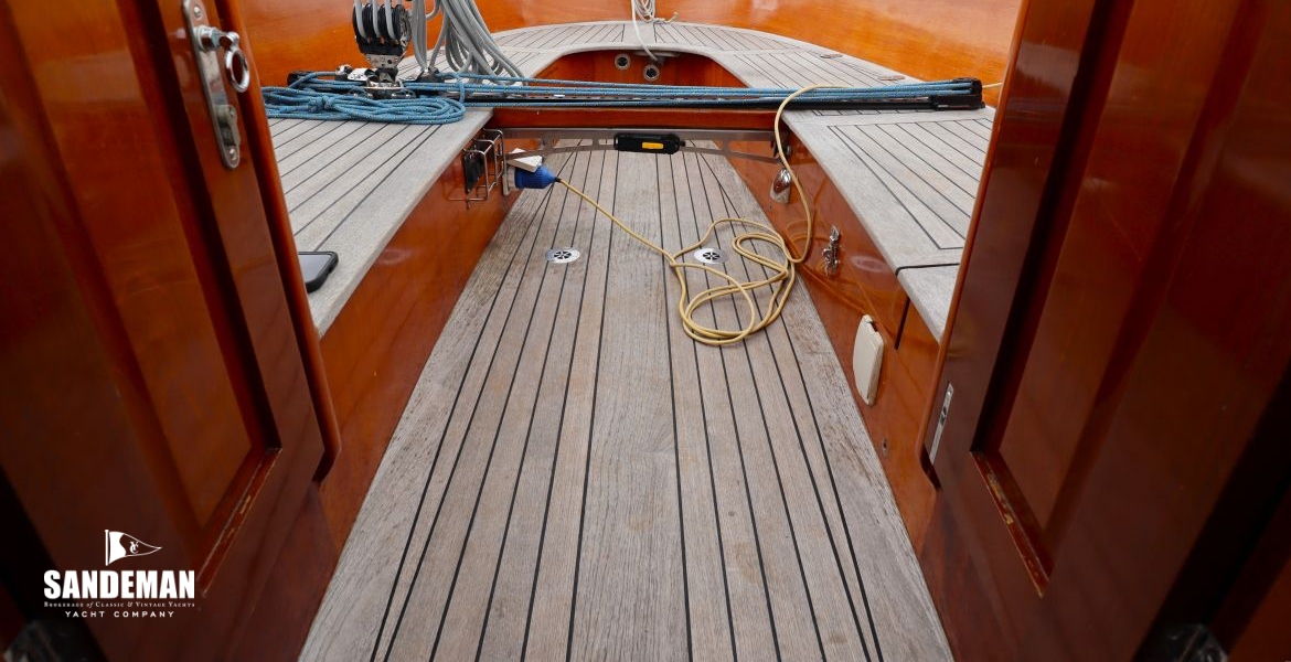 View aft from companionway