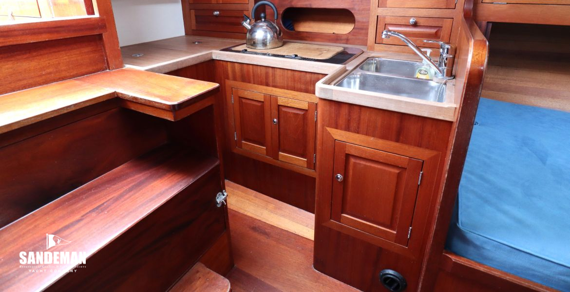 Galley to port