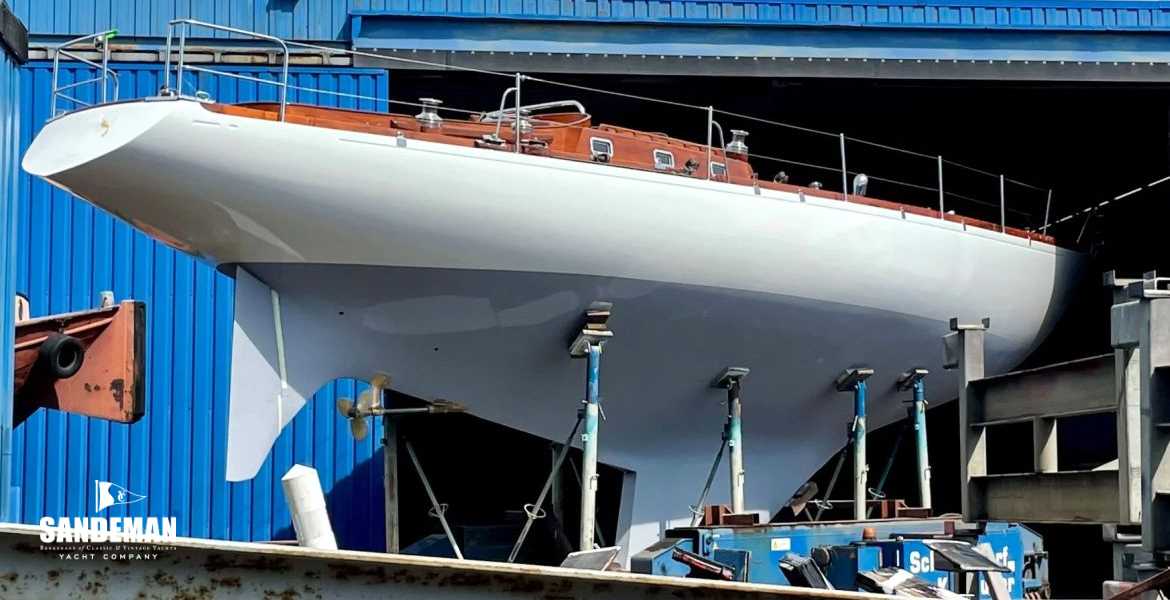 Hauled out aft