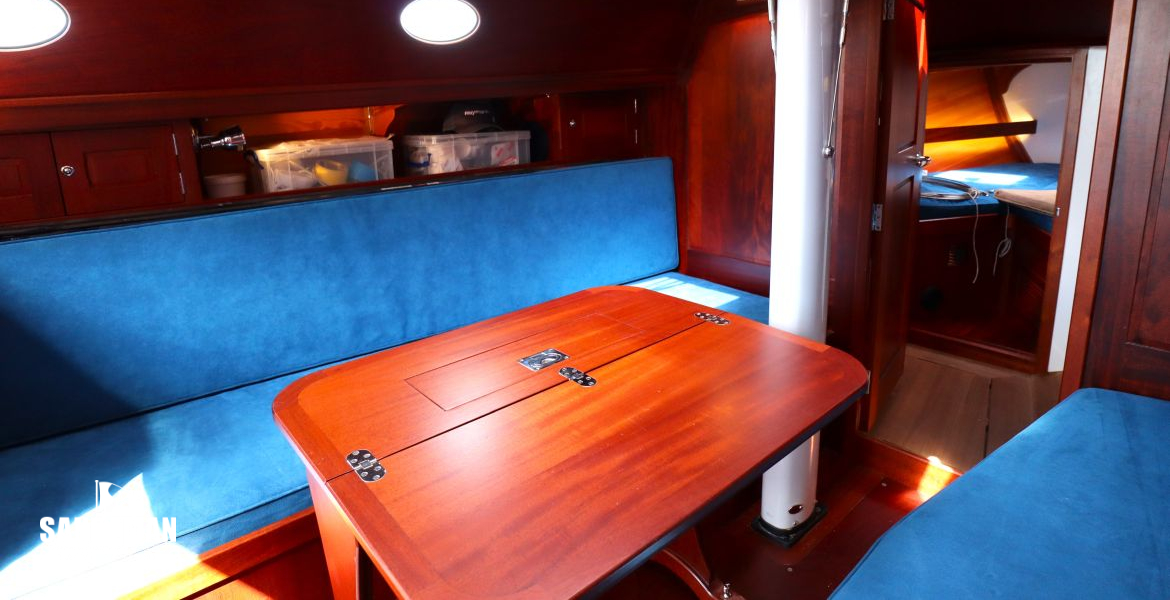 Saloon view forward to port