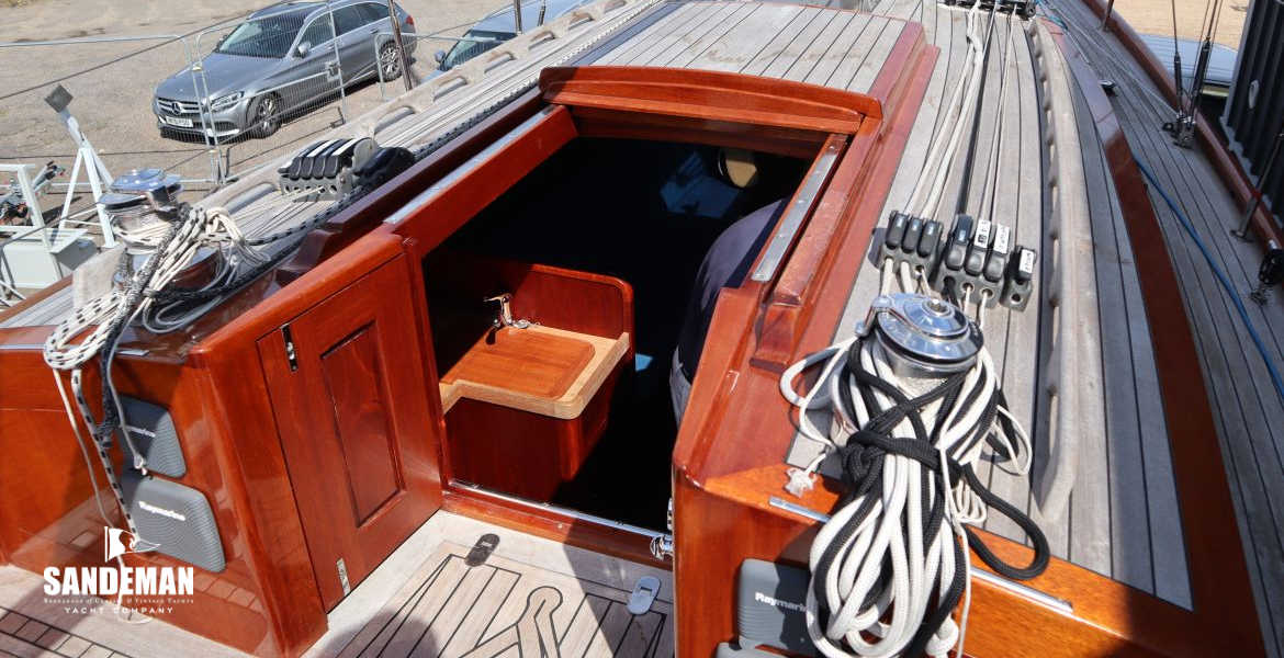 View forward over companionway