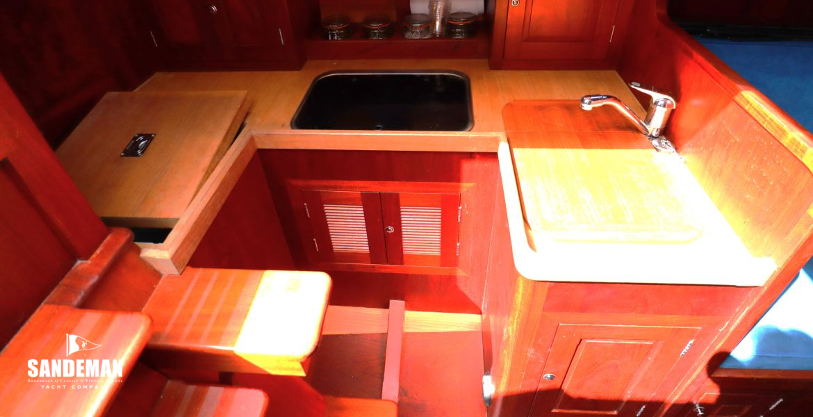 Galley to port