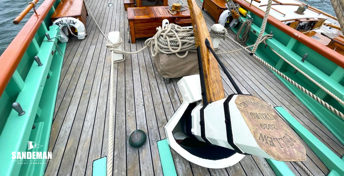 Aft deck view forward
