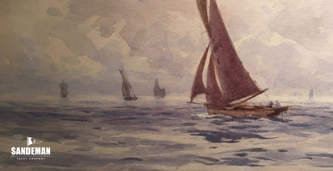 The inspiration: VINCENT sailing for the Lizard 1890s by Charles Napier Hemy