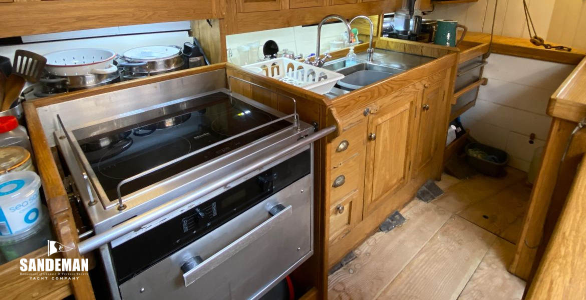 Galley view aft