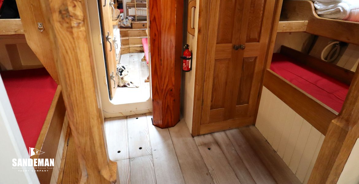 Forward accommodation view aft