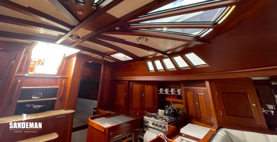 View aft to port from saloon