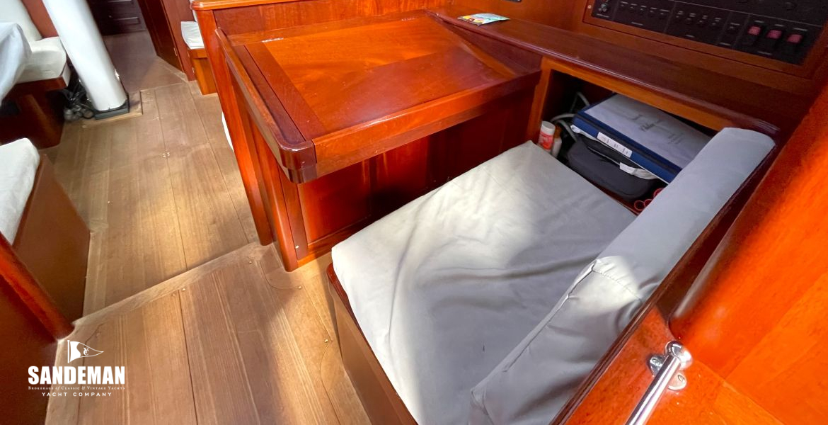 Navigation station view forward