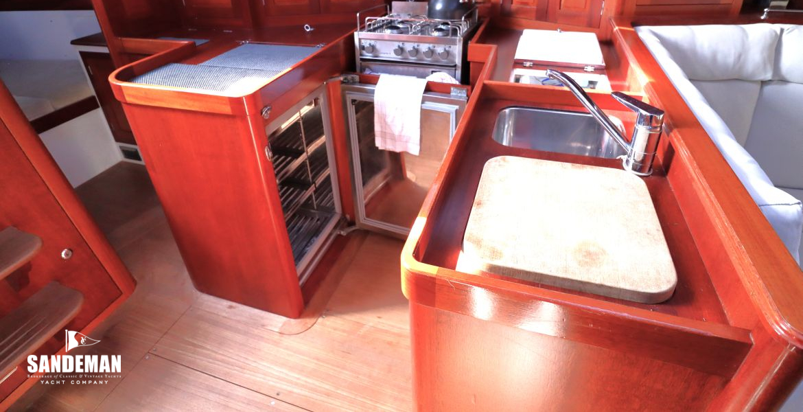 Galley to port