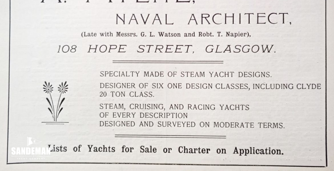 Mylne Advert 1902
