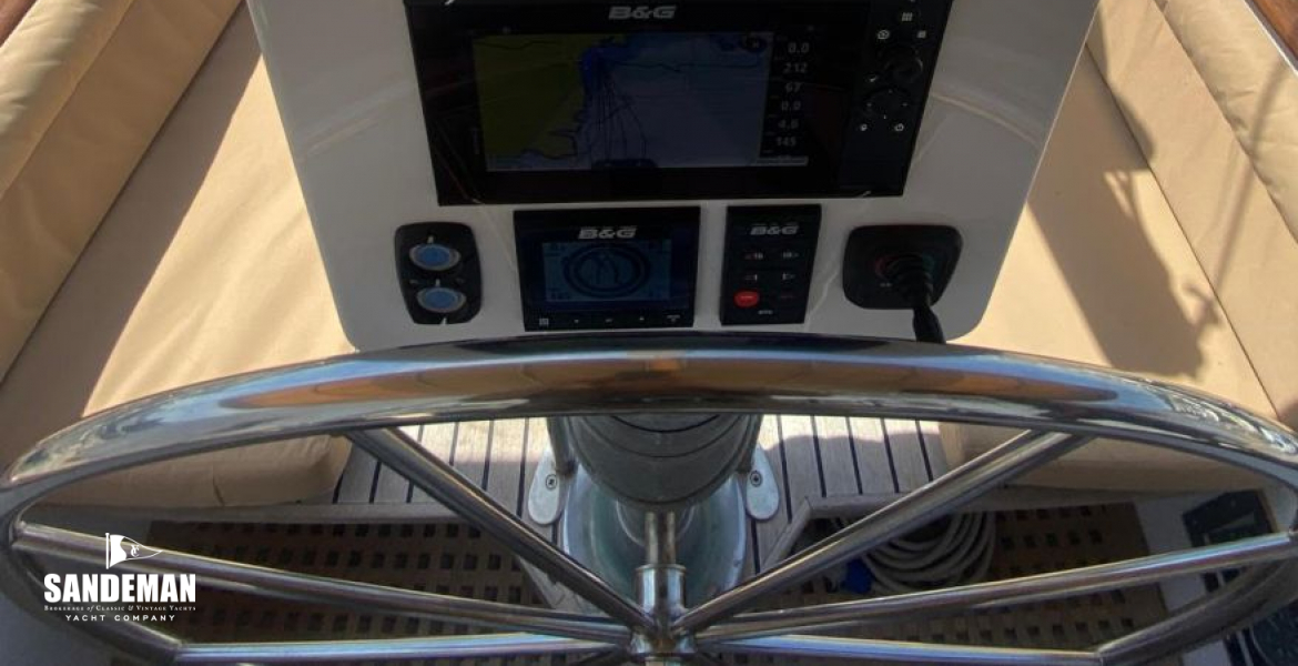 View forward from helm