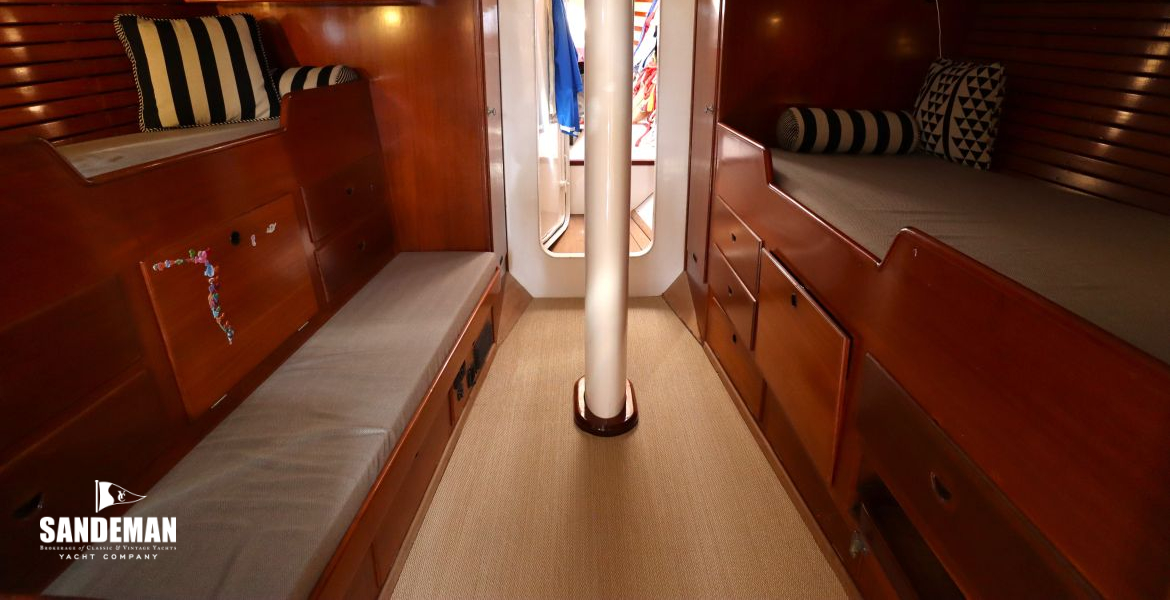 Forward accommodation view forward