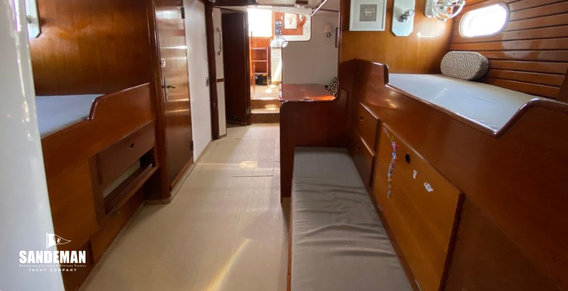 Forward accommodation view aft