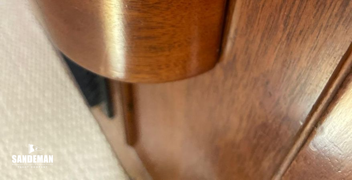 Forward settee detail