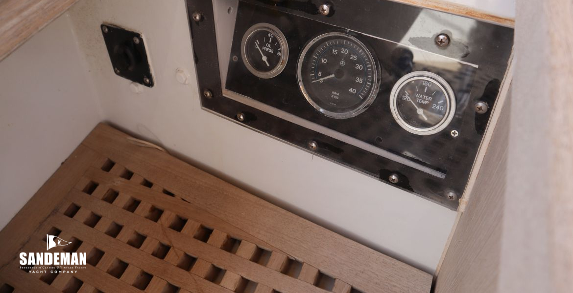 Engine panel helm starboard