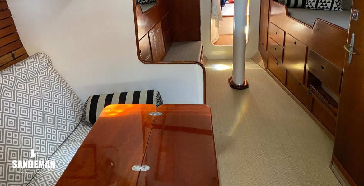 View forward from saloon