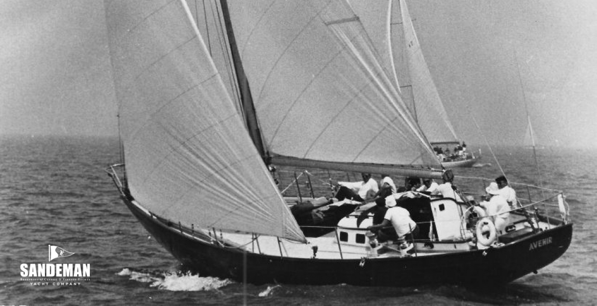 AVENIR Chicago Mackinac start July 1966 [Photo: Gene Pesek]