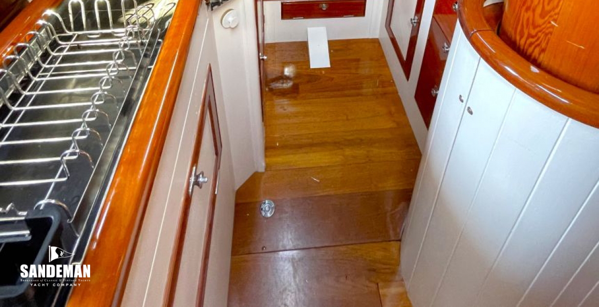 Galley to port