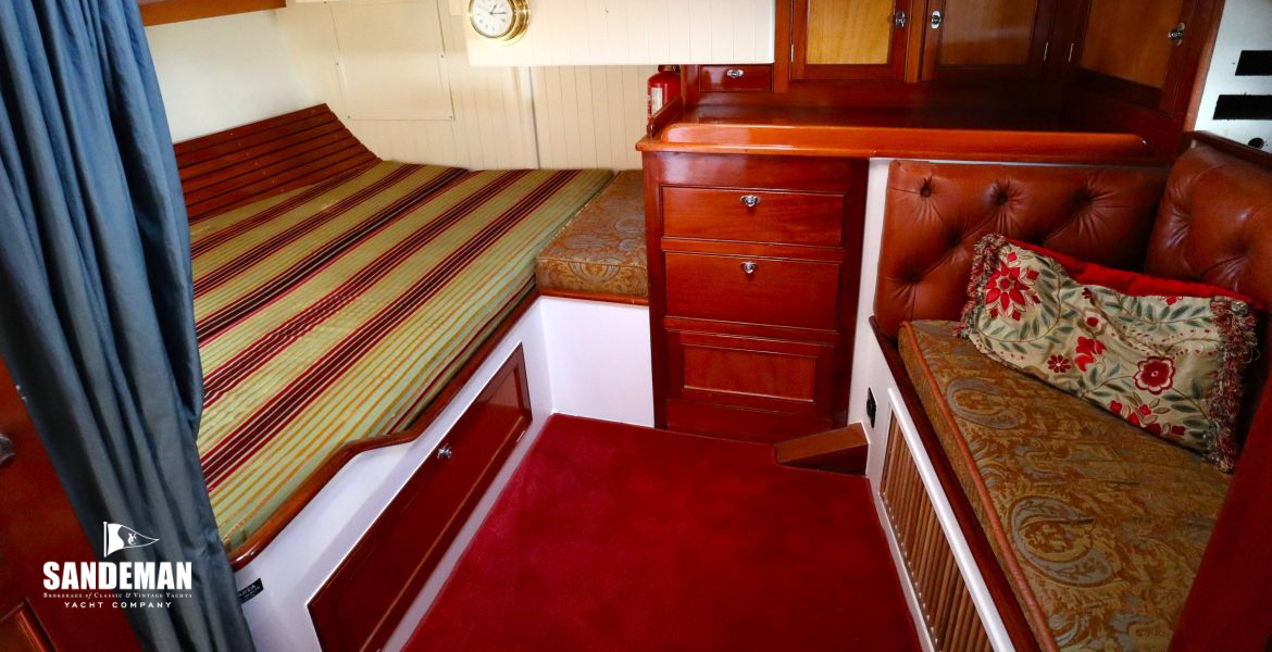 Owner cabin view aft