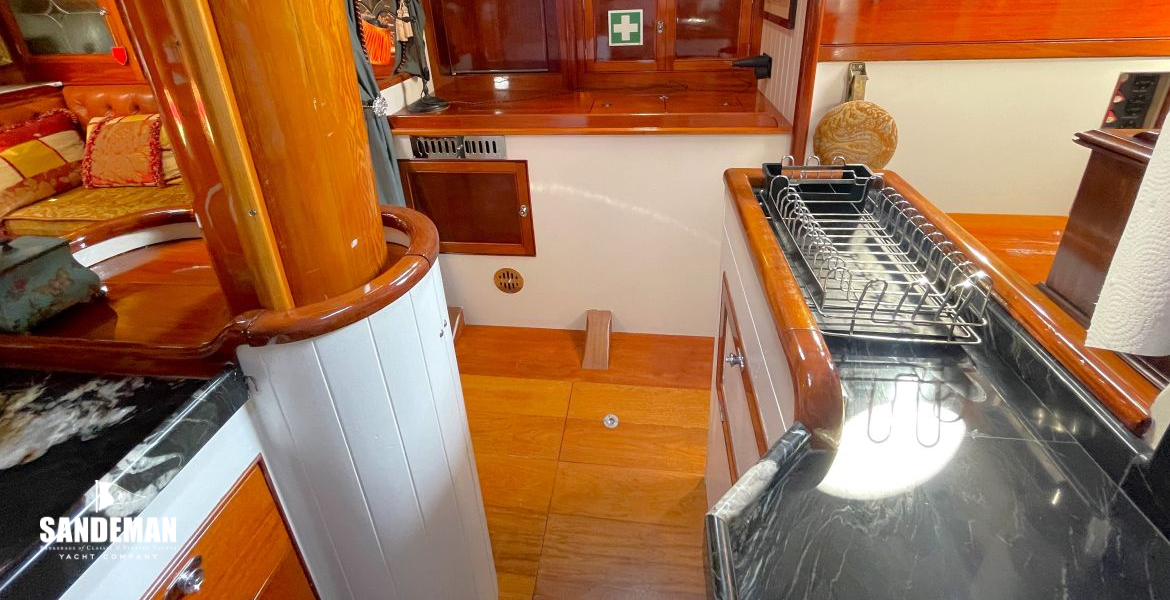 Galley view to starboard