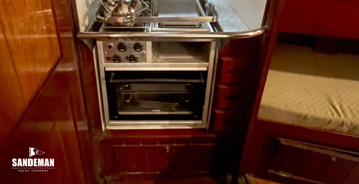 Galley to port