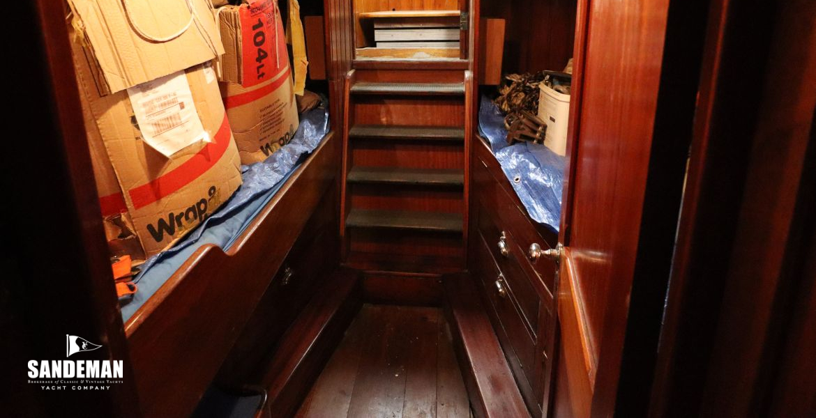 Aft cabin view aft