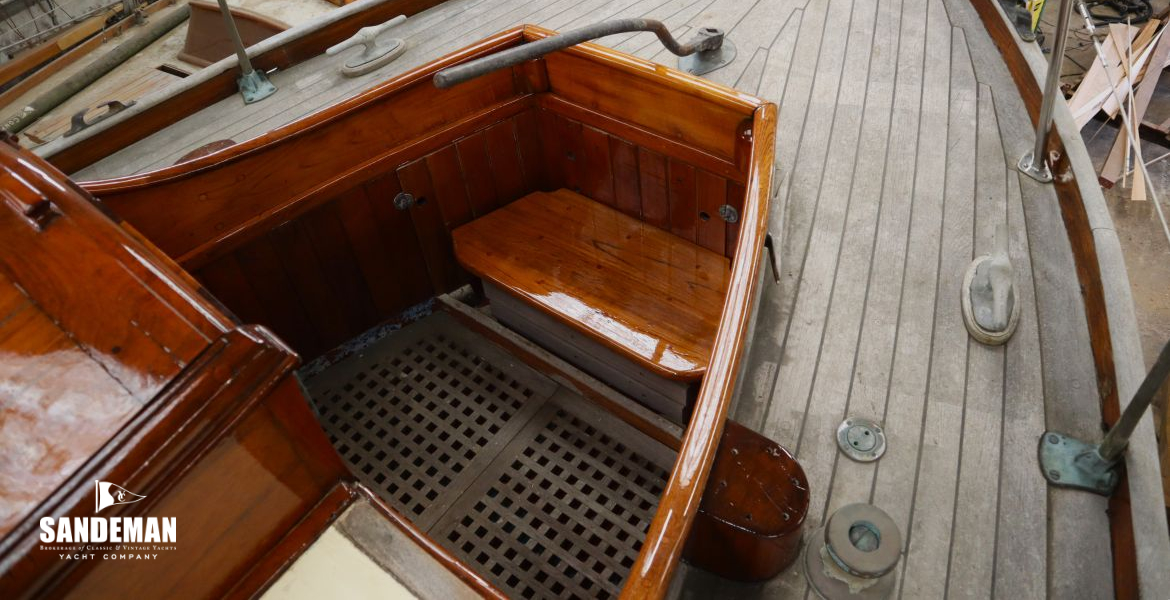 Aft deck from over cockpit