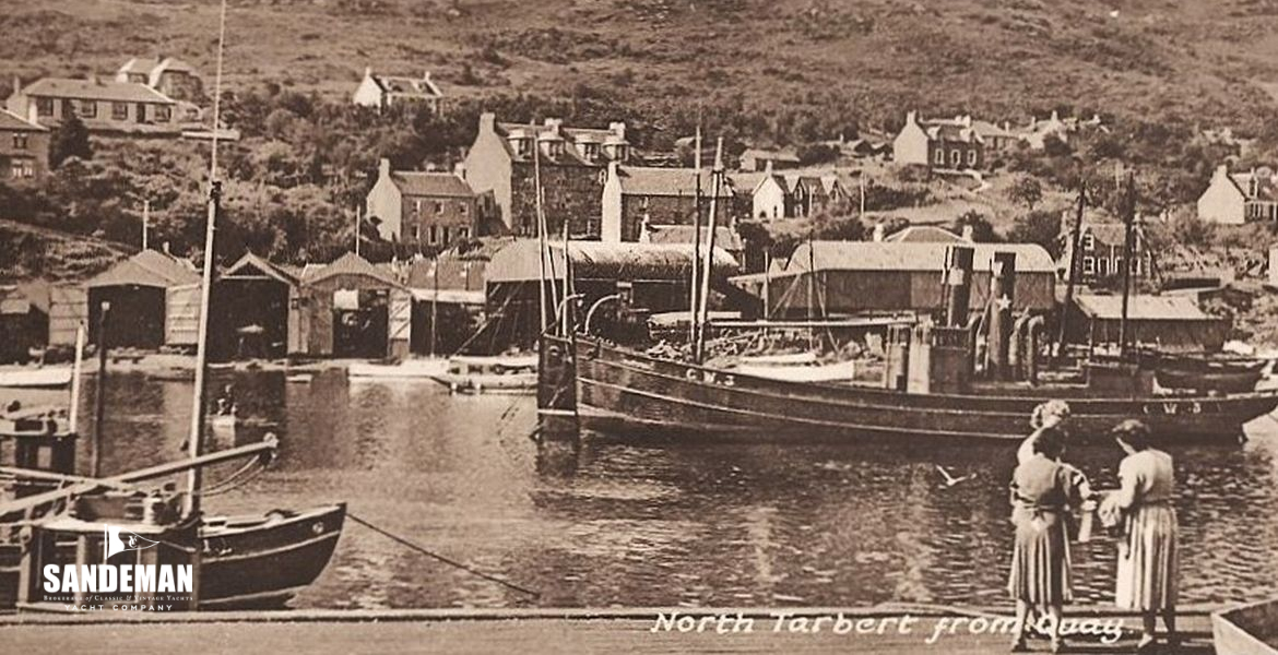 A.M. Dickie yard, Tarbert from the quay (Tarbert Life)