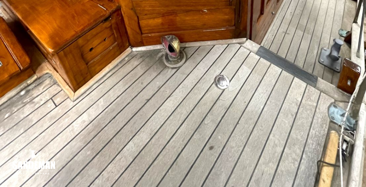 Port side deck view aft