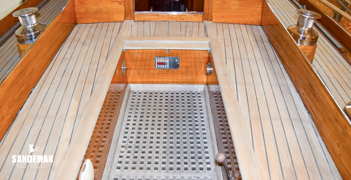 View forward to companionway