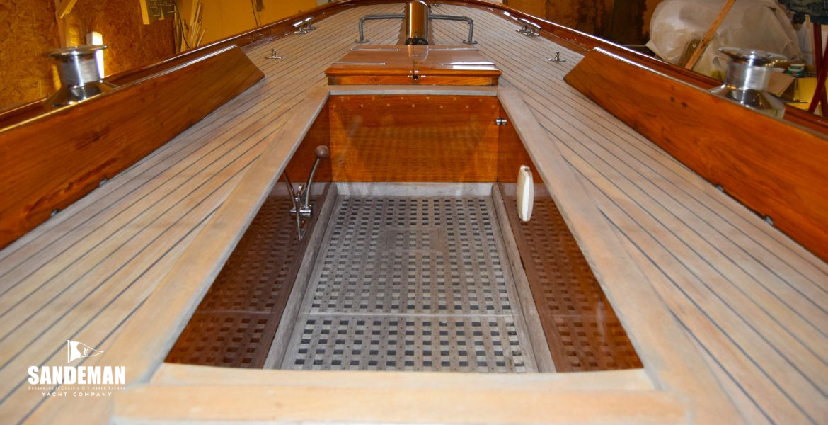 View aft from companionway