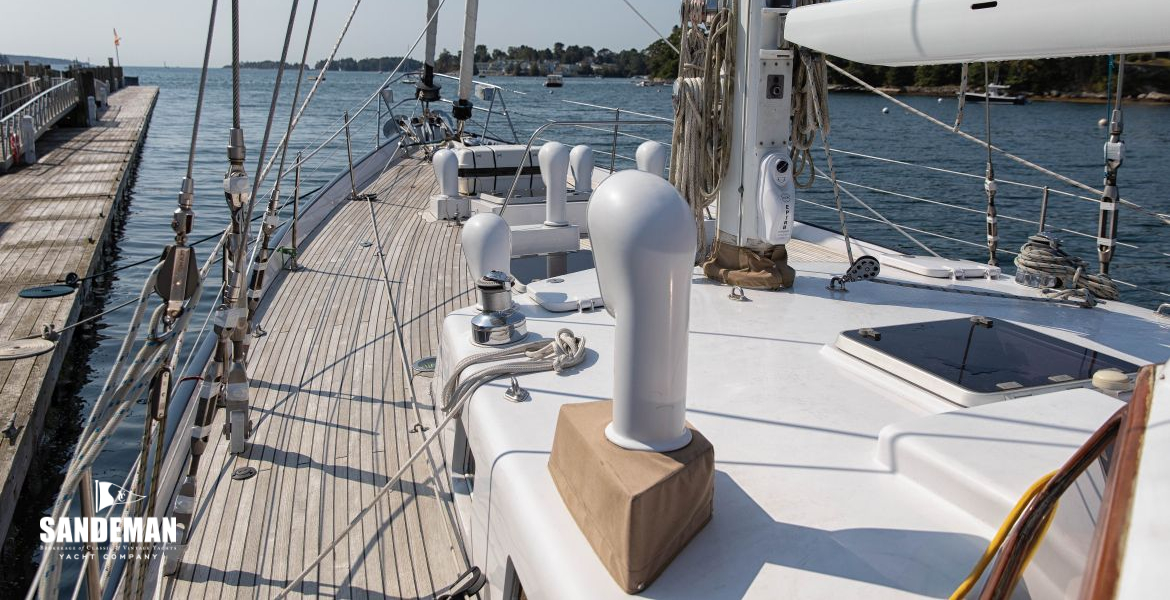 Port side deck view forward