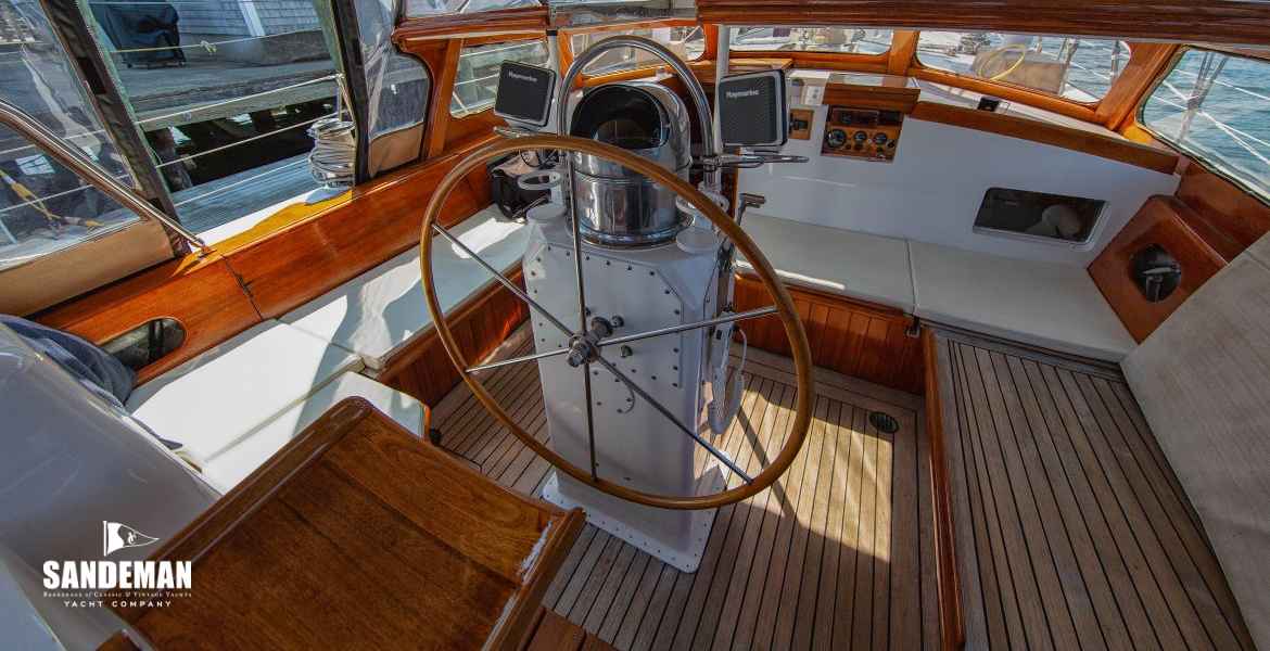 Cockpit view forward to port