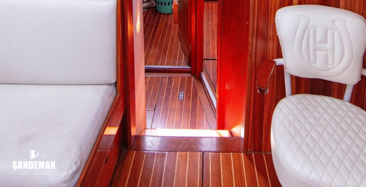View to forward accommodation
