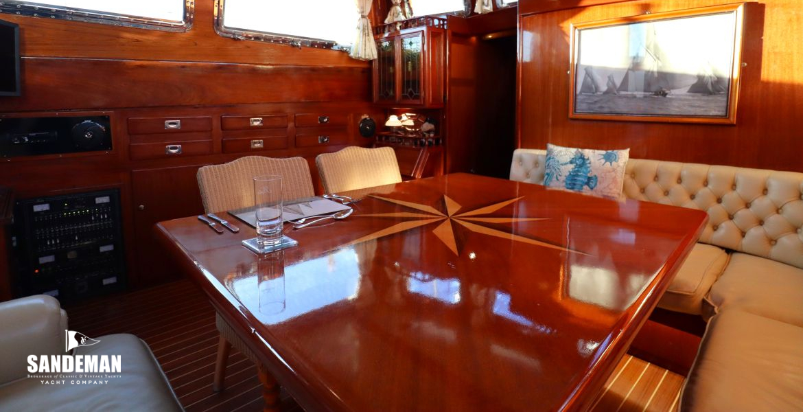 Saloon view forward to port