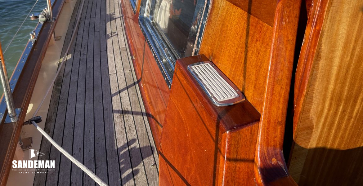 Port side deck view forward
