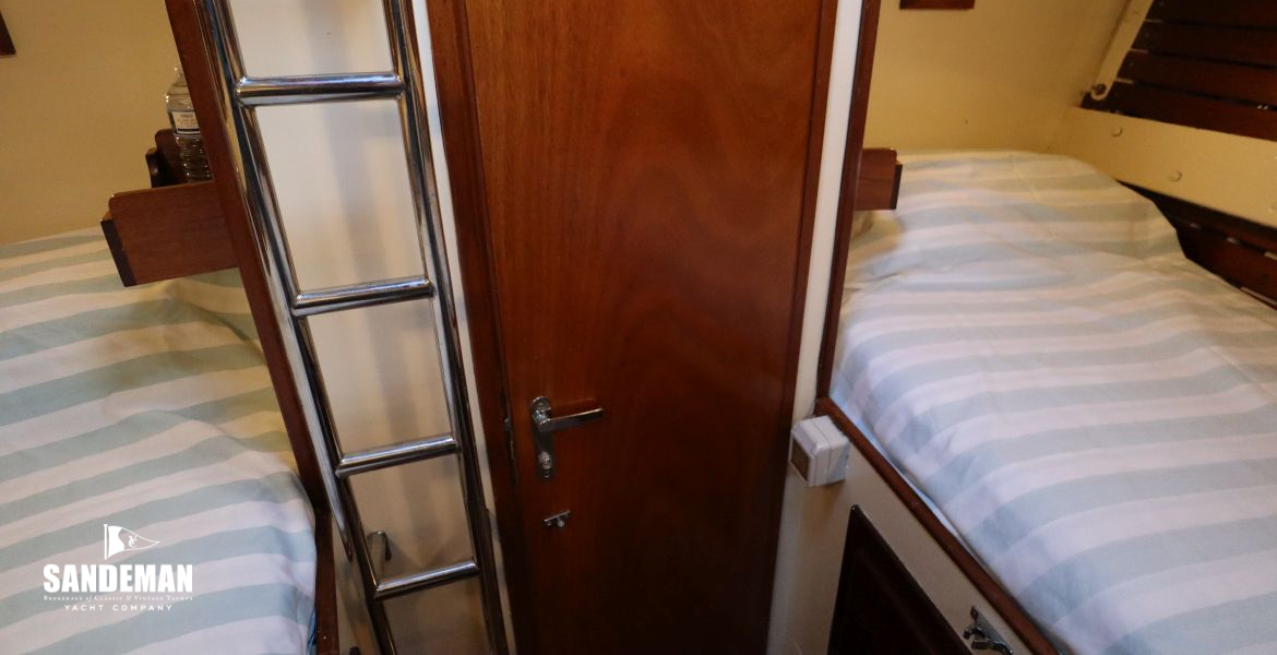 Forward crew/ guest cabin view aft