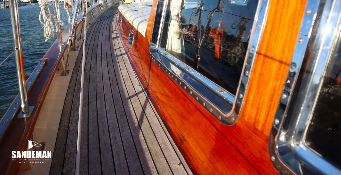 Port side deck view forward
