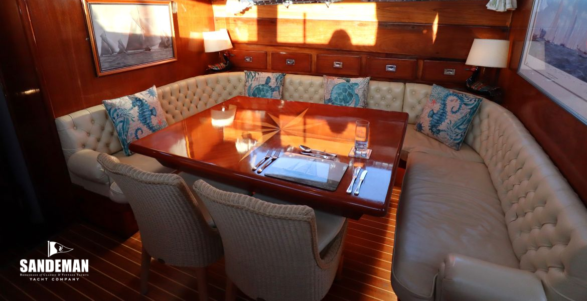 Saloon view to starboard