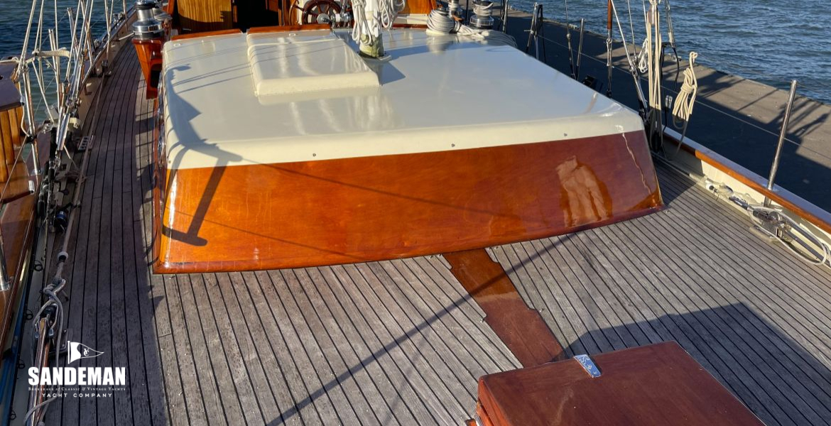 Aft deck view forward