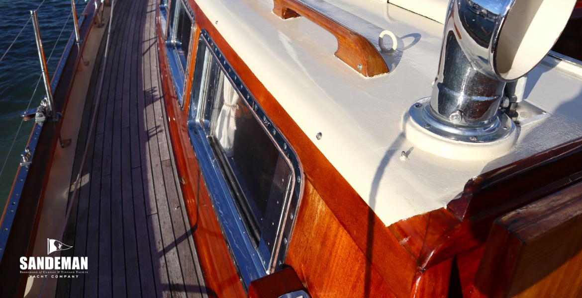Port side deck view forward