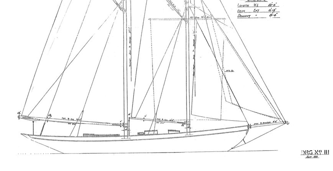 Original Sail plan