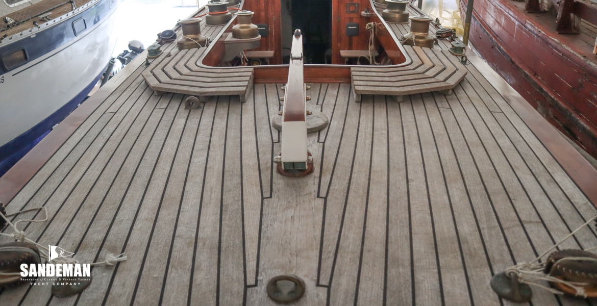 Aft deck view forward