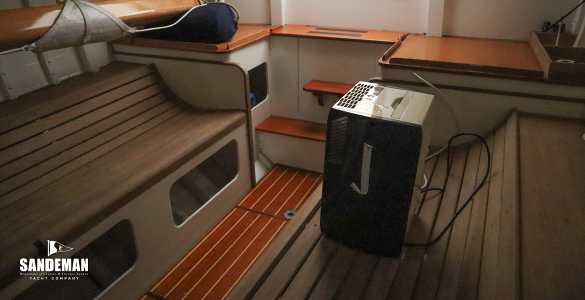 View aft to companionway