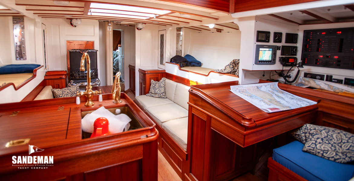 Saloon view fwd from galley [Alison Langley]