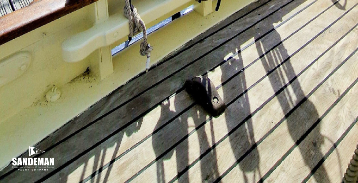 Starboard shrouds detail