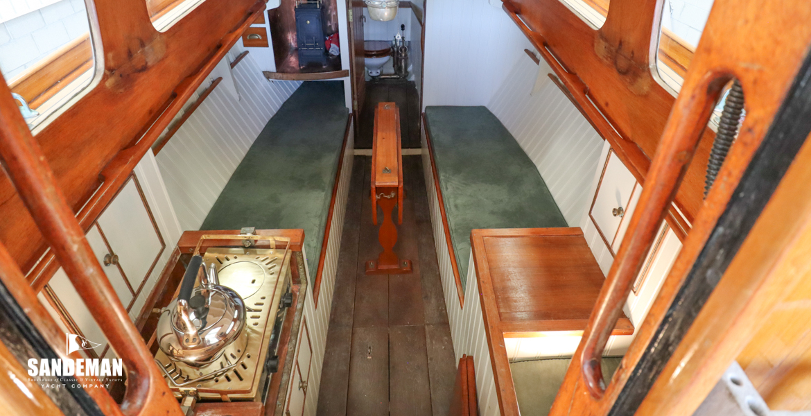 Accommodation view forward from companionway