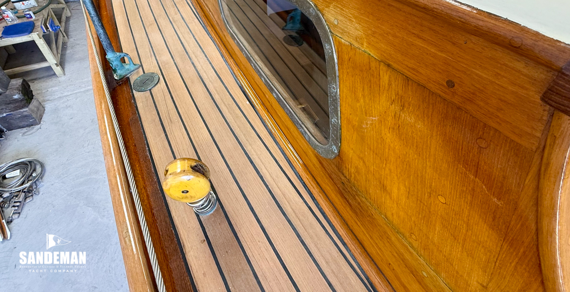 Port side deck view forward