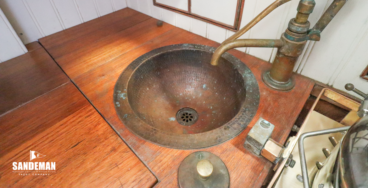 Galley sink port aft